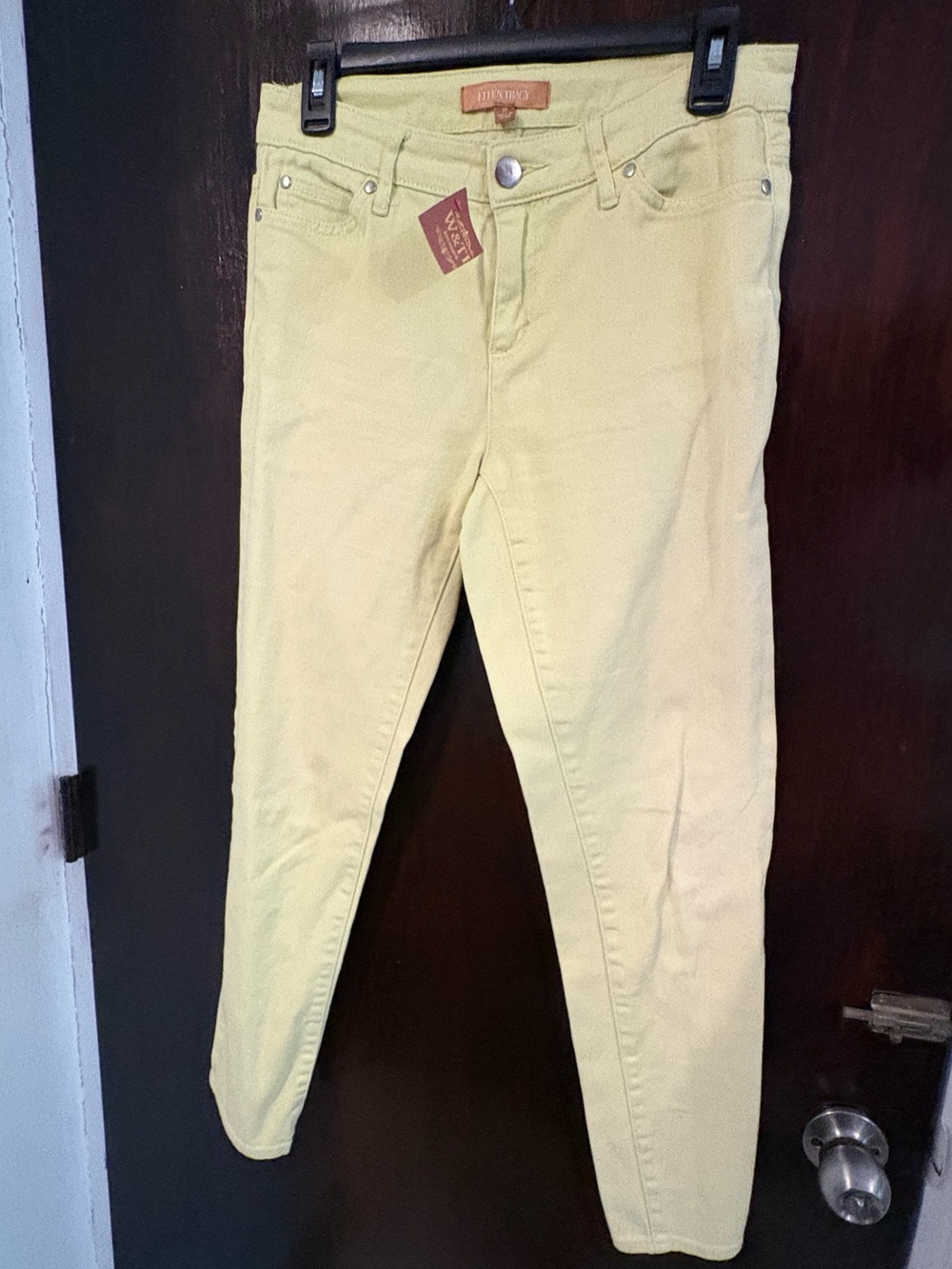 Bundle 3 for $15. Ellen Tracy Jeans in Butter. Yellow. Size 2.